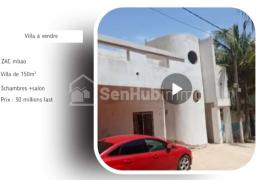 VILLA ZAC MBAO 150 M2 30 MILLIONS