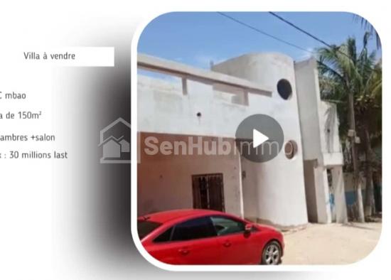 VILLA ZAC MBAO 150 M2 30 MILLIONS