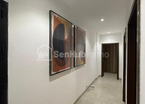 Appartement meublé de 3 chambres salon à louer au point E