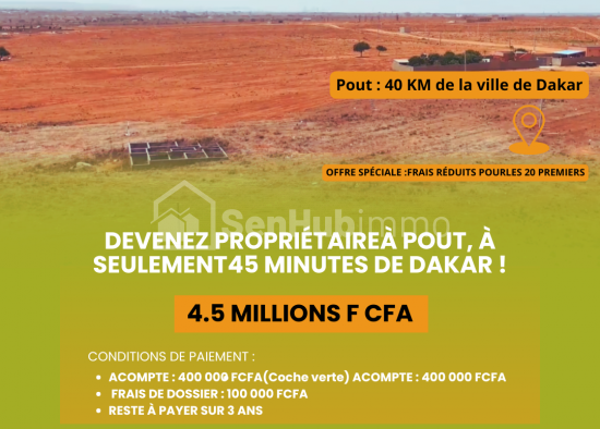 Terrains à Vendre à Pout